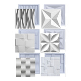 Forma De Gesso 3d Abs Kit De 6 Moldes Pra Gesso E Cimenticio