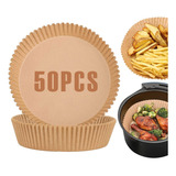 Forma De Papel Descartável Para Air Fryer Forro 50 Unidades