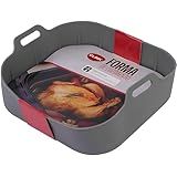 Forma De Silicone Quadrada Para Fritadeira Air Fryer 19x19cm Clink