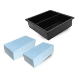 Forma Dupla Piso Intertravado Paver Tijolinho 20x10x6 5 Unid