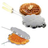 Forma Faz Waffer No Fogão 16cm Limpa Fácil 0