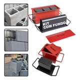 Forma Manual Blocos 3 Furos Meio Bloco Canaleta 14 Fechado