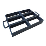 Forma Manual Paver Calçada Piso Retangular 6 Peças 20x10x6cm