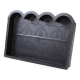 Forma Meio Fio De Jardim Separador De Horta 42x25x5 Molde 1u