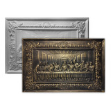 Forma Molde Para Gesso Grande 69x45cm Quadro Santa Ceia