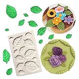 Forma Molde Silicone Folhas Para Pasta Americana Bolos Doces
