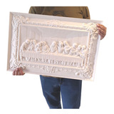Forma Moldel Abs P Cimento 69x45cm Quadro Santa Ceia