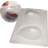 Forma Ovo De Páscoa 350g Profissional Sp Silicone 3 Partes