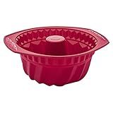 Forma Para Bolo Silicone Vermelho Euro