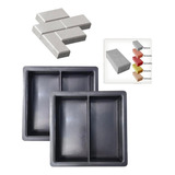 Forma Para Fabricação De Tijolinhos H6 20x10x6 Kit 50 Formas