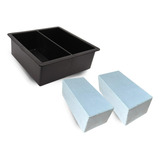 Forma Paver Tijolinho Bloquete Duplo 20x10x8 Kit 5 Unidades