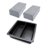 Forma Paver Tijolo Duplo Gme 20x10cm Preto 1 5cm