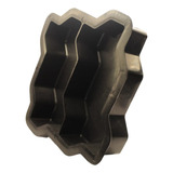 Forma Piso Bloquete 16 Face Duplo Calçada Kit 2 Pcs 24x10x6