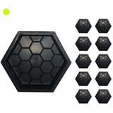 Forma Piso Sextavado Bloquete Estriado 20x20x6 Fp007 Kit 10