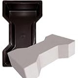 Forma Plástica Molde Ossinho Gravatinha 25x15x06 Para Produção De Blocos E Bloquetes GuaruShop