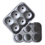 Forma Silicone 6 Gelos Bola Esferas Grande Bar Whisky Bebida