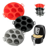 Forma Silicone Air Fryer Cesto Fritadeira Cavidades Cupcake