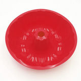 Forma Silicone Assadeira Redonda Furo No Meio Bolo Pudim