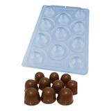 Forma Silicone Trufa Pequena 45g Ref 41 Kit Com 3 Partes