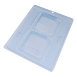 Formas Especial Silicone Pão De Mel Quadrado 3 Partes C 25