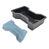Formas Piso Ossinho Chanfrado Bloquete 25x15x6 Kit 10
