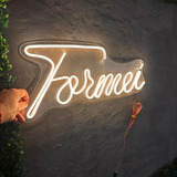 Formei Neon Led Decoração Festas Luminária Acrílico Capelo