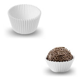 Forminha De Papel Branca Docs Brigadeiro