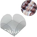 Forminhas De Acetato 4 Pétalas 3 4x3 4x2 5 Cm Conjunto De 100 Branco 150