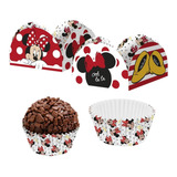 Forminhas Doces Minnie 100 Porta Forminha 100 Forminha
