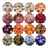 Forminhas Margaridas Em Papel Especial Ju Fiori Kit 600