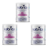 Fórmula Infantil Kabrita 2 Leite De Cabra 400g Kit C 3