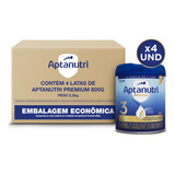 Fórmula Infantil Kit Com 4 Unidades Premium 800g Aptanutri
