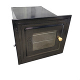 Forninho De Embutir Para Fogão Lenha 50x35x30 Vidro Preto