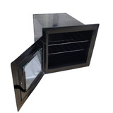 Forninho Para Embutir Para Fogão Lenha 50x35x30 Vidro Preto