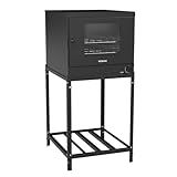 Forno A Gás Industrial Fi 109l Com Base Preto Fosco Venax