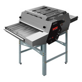 Forno Assador Esteira Saro Inox A Gás Pizzas C Base Fe50glp