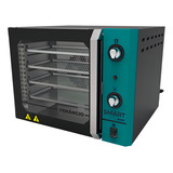 Forno De Bancada Elétrico Venâncio Industrial Fcsb4e 55l Preto azul turquesa 220v