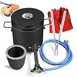 Forno De Fusão De Ouro De 10 Kg Kit De Fundição De Metal Kit De Revestimento De Ouro Com Conjunto De Pinças De Cadinho Máquinas De Fundição De Metal Kit De Fundição De Ouro