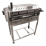 Forno De Pizza 715x425 Inox A Gás C Pés 2 Infra Vermelho
