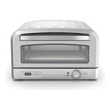 Forno De Pizza Elétrico Oven Cuisinart Cpz 1200br 110v Cor Prateado
