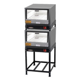 Forno Duplo Industrial Com Luz Interna P Pães Bolo Salgado