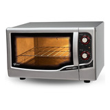 Forno Eletrico Fischer Gourmet Grill Bancada 44 Litros Prata