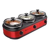 Forno Elétrico Triplo Buffet Slow Cooker 127v