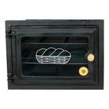 Forno Fogão A Lenha Porta De Vidro 57x48x42 Cm Chapa 0 90