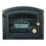 Forno Fogão Lenha Porta Vidro Arqueado 55x50x45cm Chapa 0 90