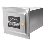 Forno Forninho De Embutir Fogão De Lenha Frente De Vidro G
