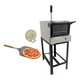 Forno Gás Lastro Inox Fir60g Venâncio pá Pra Pizza kit Gás