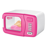Forno Infantil Microondas Rosa Com Luz E Som Dm Brinquedos