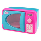 Forno Microondas Infantil Rosa C Luz E Som Usual Brinquedos