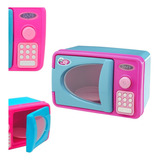Forno Microondas Infantil Rosa C Luz E Som Usual Brinquedos